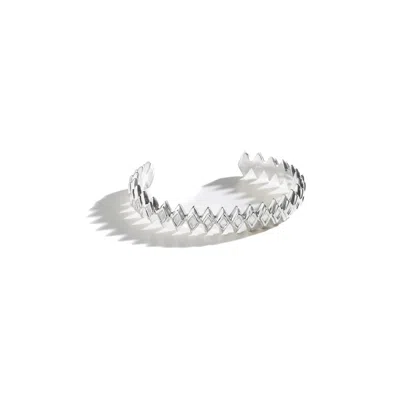 Rraine Jewelry Women's Silver Honors Cuff In Metallic
