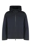 Rrd - Roberto Ricci Design Jacket Made Of Wool Blend With Hood In Blue
