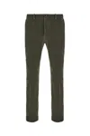 Rrd - Roberto Ricci Design Khaki Green Corduroy Chino Pants In Green