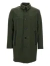 Rrd - Roberto Ricci Design Loden Floating Coat Jkt In Green