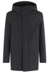 Rrd - Roberto Ricci Design Montecristo Down Under Floating Parka Jkt In Black