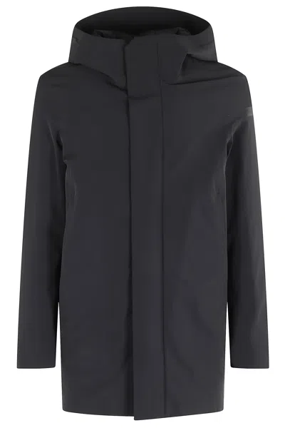 Rrd - Roberto Ricci Design Montecristo Down Under Floating Parka Jkt In Black