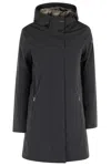 Rrd - Roberto Ricci Design Montecristo Floating Long Wom Jkt In Black