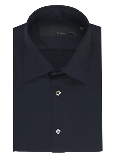 Rrd - Roberto Ricci Design Oxford Shirt In Blue