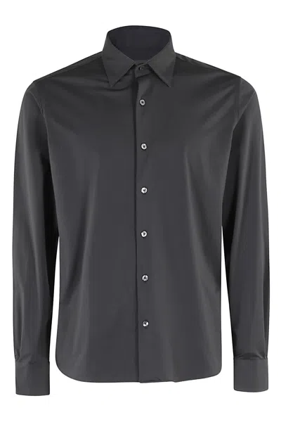 Rrd - Roberto Ricci Design Oxford Shirt In Black