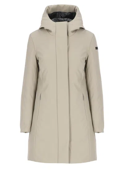 Rrd - Roberto Ricci Design Surflex Winter Long Coat In Neutral