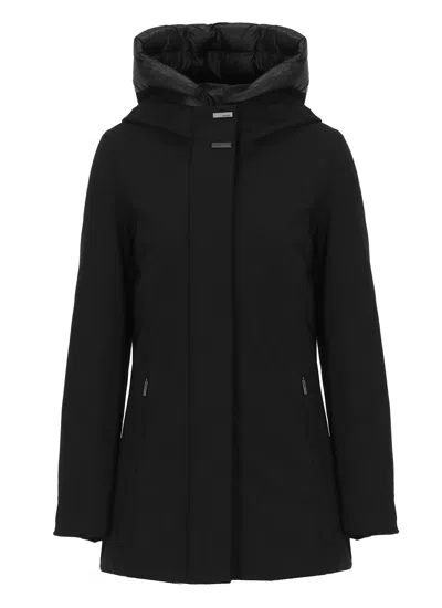 Rrd - Roberto Ricci Design Surflex Winter Mdm Coat In Black