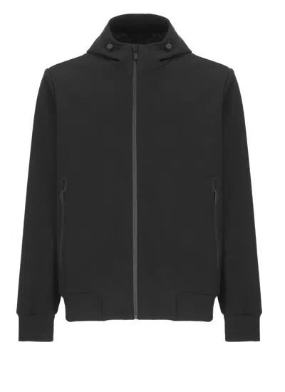 Rrd - Roberto Ricci Design Surflex Winterthermo Hood Zip Jacket In Black