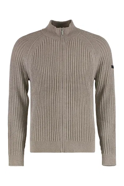 RRD - ROBERTO RICCI DESIGN SWEATER WITH ZIP VELVET RAVE IN RIBBED FABRIC