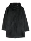 Rrd - Roberto Ricci Design Velour Neo Parka Wom Jkt In Black