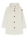 Rrd - Roberto Ricci Design Velour Neo Parka Wom Jkt In White