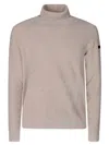 Rrd - Roberto Ricci Design Velvet Turtleneck Knit In Brown