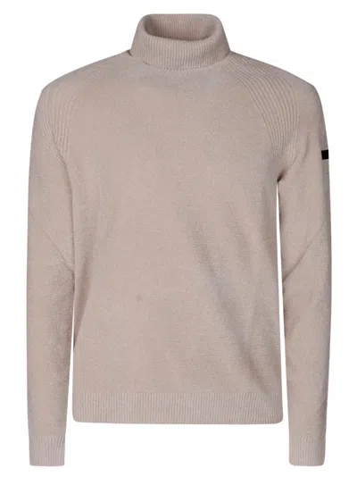 Rrd - Roberto Ricci Design Velvet Turtleneck Knit In Brown