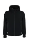 Rrd - Roberto Ricci Design Technical Fabric Jacket With Hood In Black