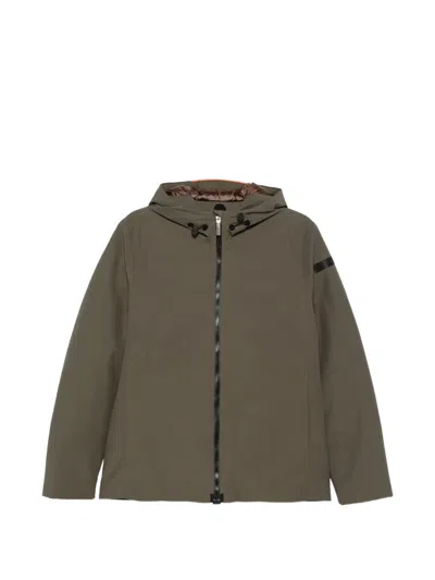Rrd Bee Floating Storm Hooded Zip-up Jacket In Green