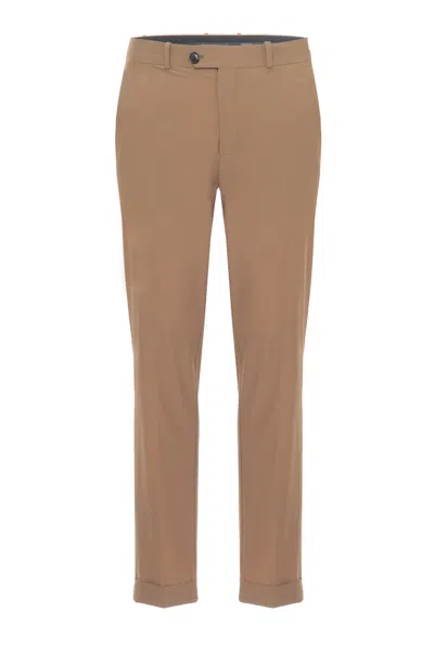 Rrd Beige Terzilight Chino Straight-leg Pants In Brown