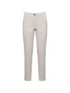 Rrd Belt-loop Button-fastening Trousers In White