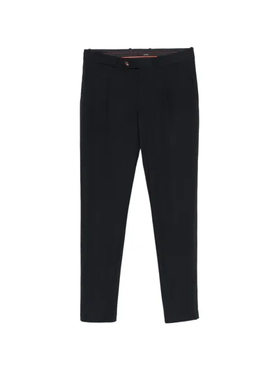 Rrd Belt-loop Pleated Trousers In Blue