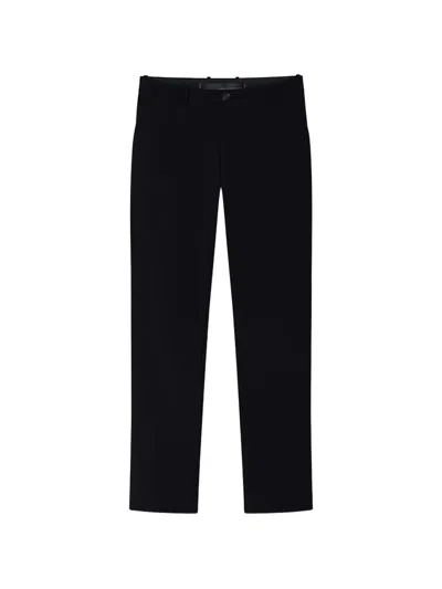 Rrd Belt-loop Straight-leg Trousers In Blue