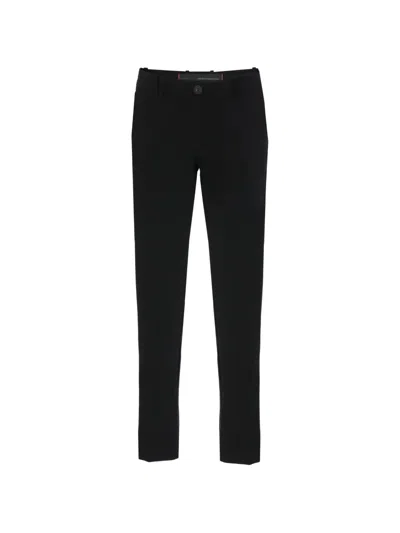 Rrd Belt-loops Trousers In Black