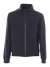 Rrd Black Surflex Benzina Jacket With High Collar In Blue