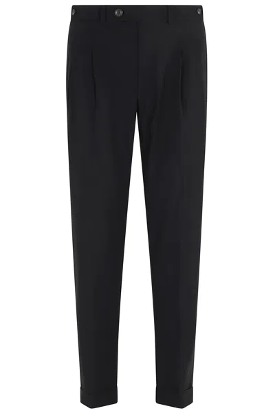 Rrd Black Surflex Chino Double Pence Belt-loops Polyamide Chino Pants