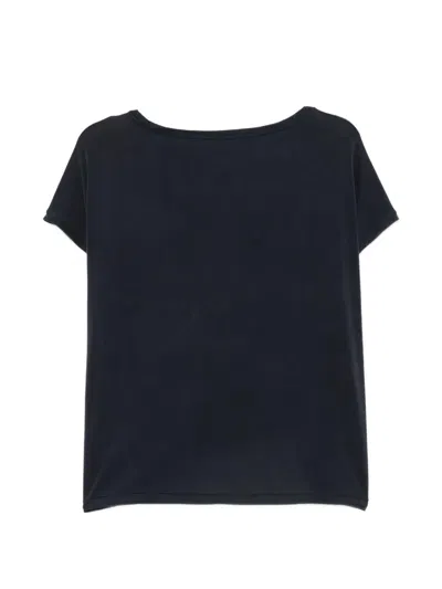 Rrd Boat Neck Tee In Blue