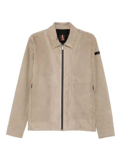 RRD BROWN POLYAMIDE JACKET AND COMFORTABLE FIT