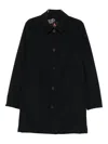 Rrd Button-fastening Coat In Black