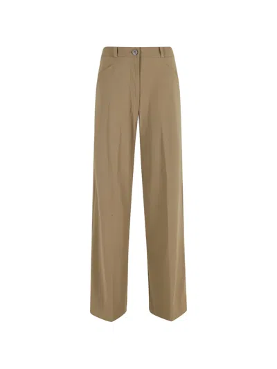 Rrd Button Trousers In Nude