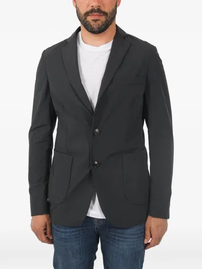 Rrd Buttoned Blazer In Black