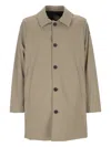 Rrd Buttoned Coat In Brown