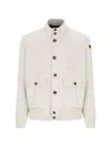 Rrd Buttoned Front-pockets Jacket In Neutral