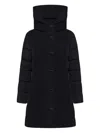 Rrd Buttoned Hybrid Parka In Black