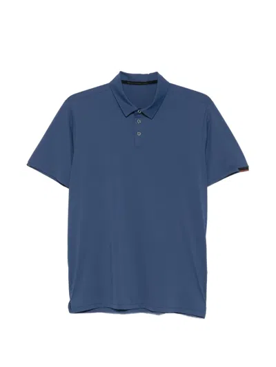 Rrd Buttoned Polo Shirt In Blue