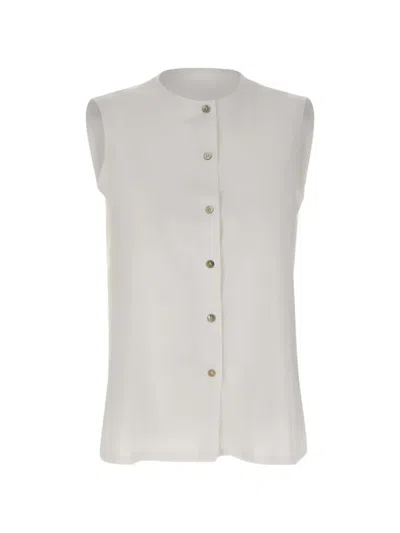 Rrd Buttoned Vest In Brown