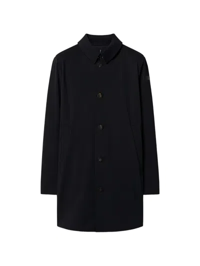 Rrd Button-fastening Collared Jacket In Black