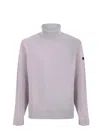 Rrd Chenille Turtleneck In Gray