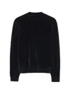 Rrd Chenille-texture Sweater In Black