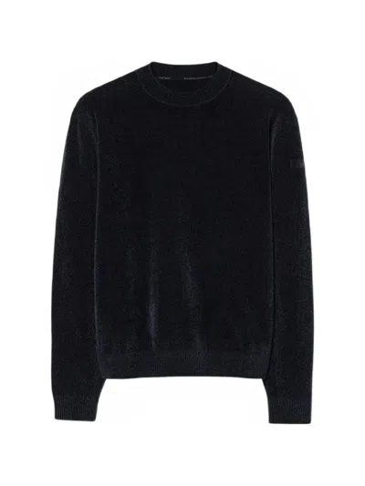 Rrd Chenille-texture Sweater In Black
