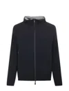 Rrd Giubbino  "summer Cult Rev Jkt" Reversibile In Nero/verde Salvia