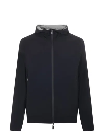 Rrd Coats In Nero/verde Salvia