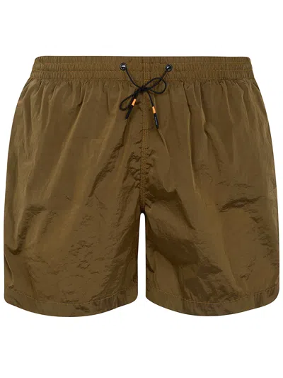 Rrd Costume Da Bagno Short "new Hyper Tramontana" In Brown