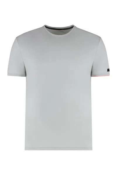 Rrd Cotton Blend Crew-neck T-shirt In Grey