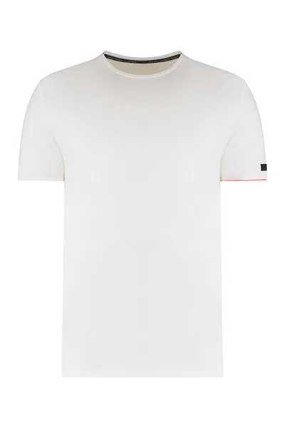 Rrd Cotton Blend Crew-neck T-shirt In White