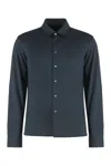 Rrd Dark Blue Stretch Cotton Shirt