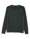 Rrd Crew Neck Knit Sweater In Green