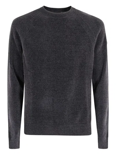 Rrd Crew-neck Mélange Sweater In Gray