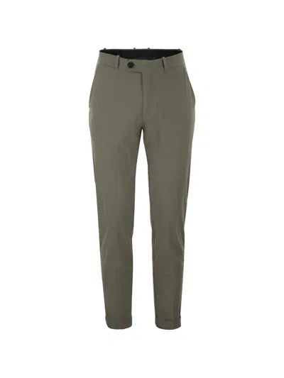 Rrd Cuffed-hem Trousers In Gray