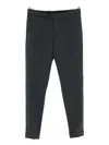 Rrd Slim Tapered Gray Trousers With Cuffed Hems In Gray